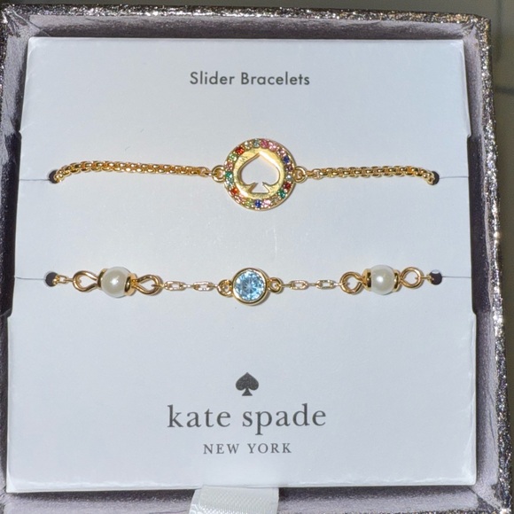 Kate Spade Spot the Spade Slider Bracelet- Box Set - Picture 2 of 7